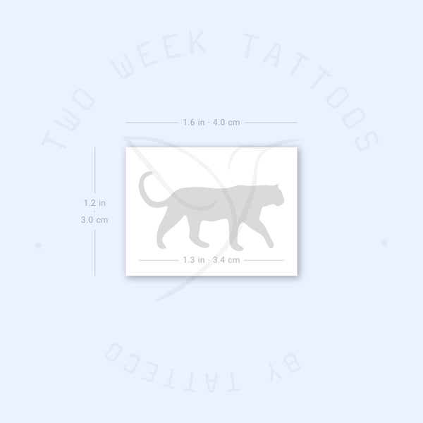 Black Panther Semi-Permanent Tattoo - Set of 2