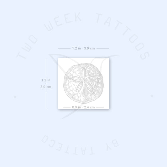 Tatuaje semipermanente de dólar de arena - Juego de 2