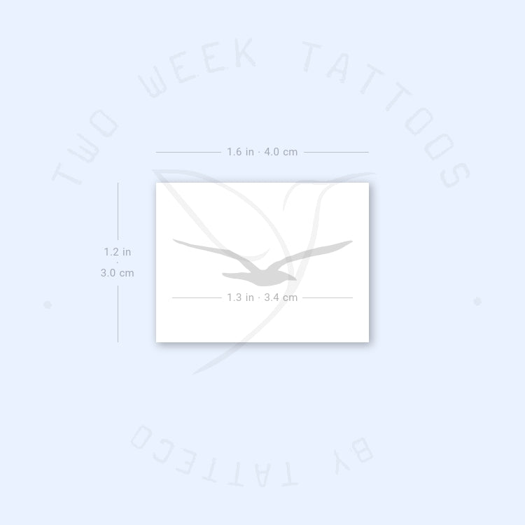 Seagull Semi-Permanent Tattoo - Set of 2