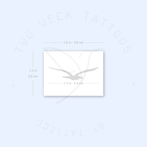 Seagull Semi-Permanent Tattoo - Set of 2