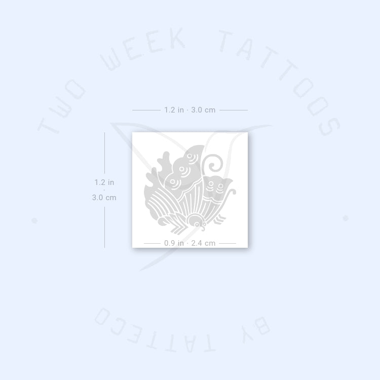 Agehanochō Semi-Permanent Tattoo - Set of 2