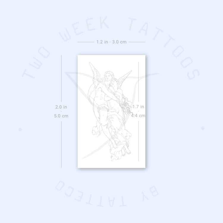 The Abduction Of Psyche Semi-Permanent Tattoo - Set of 2