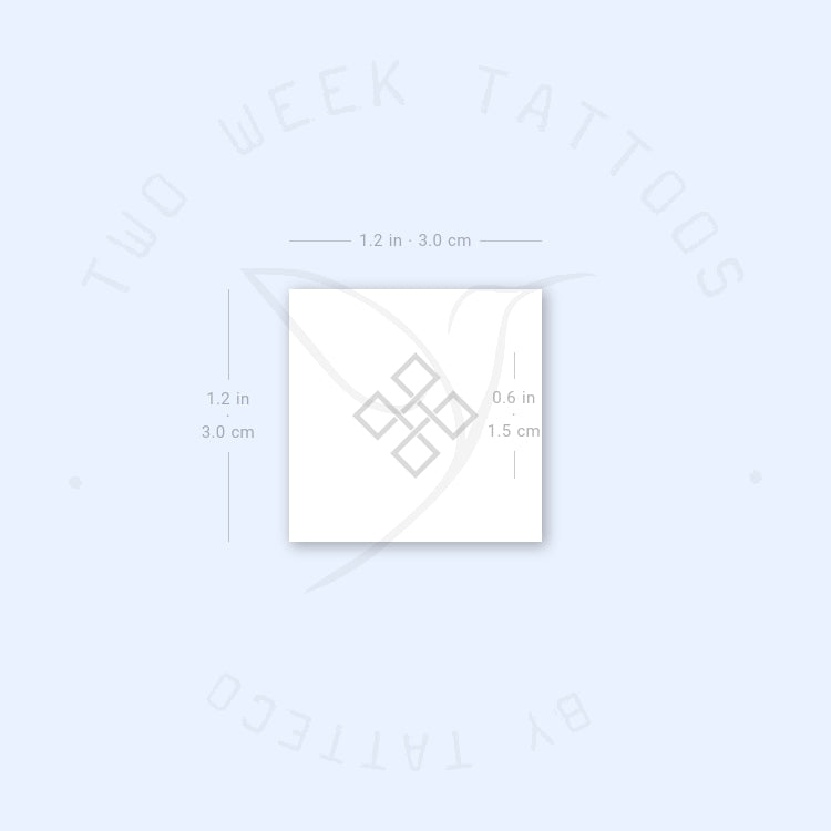 Bowen Knot Semi-Permanent Tattoo - Set of 2