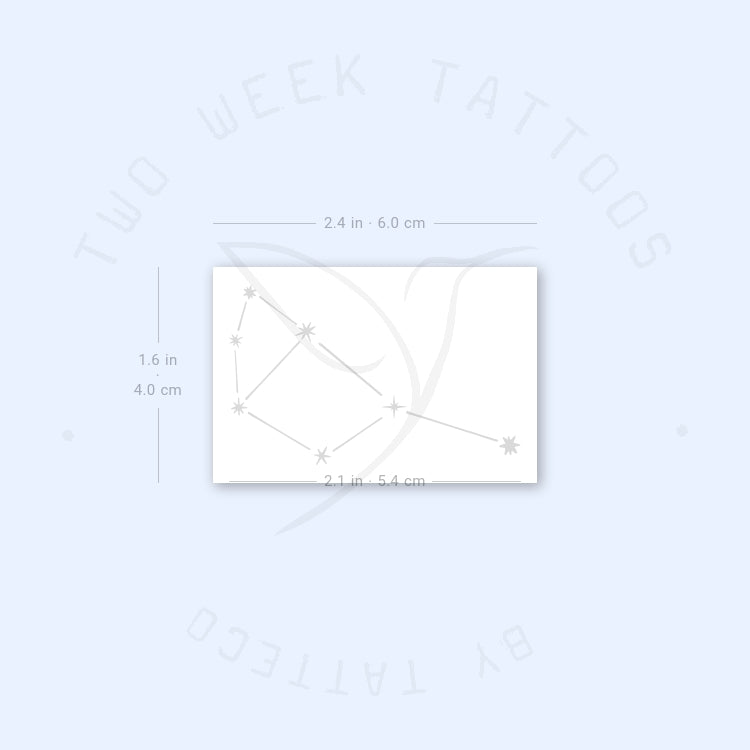 Pleiades Asterism Semi-Permanent Tattoo - Set of 2