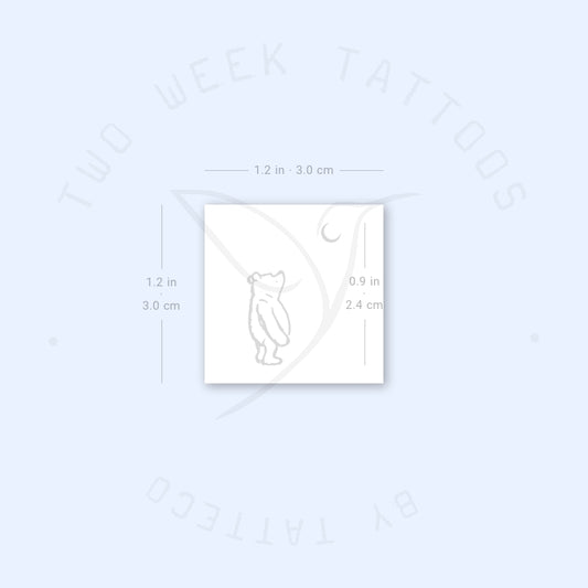 Pooh Bear Semi-Permanent Tattoo - Set of 2