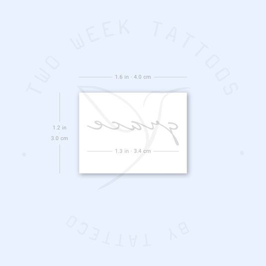 Grace Semi-Permanent Tattoo - Set of 2