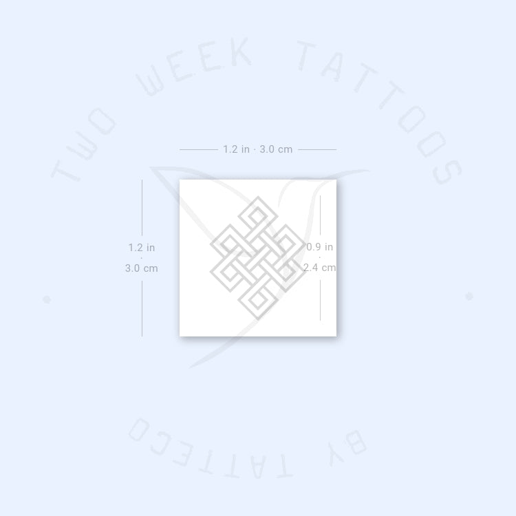 Endless Knot Semi-Permanent Tattoo - Set of 2
