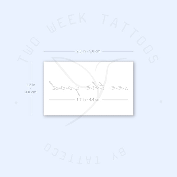See The Good Semi-Permanent Tattoo - Set of 2