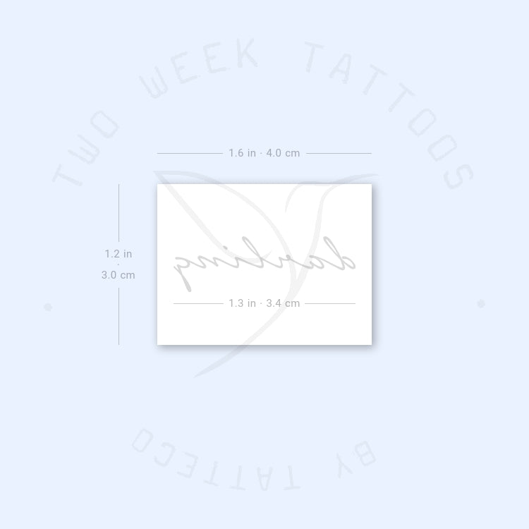 Darling Semi-Permanent Tattoo - Set of 2