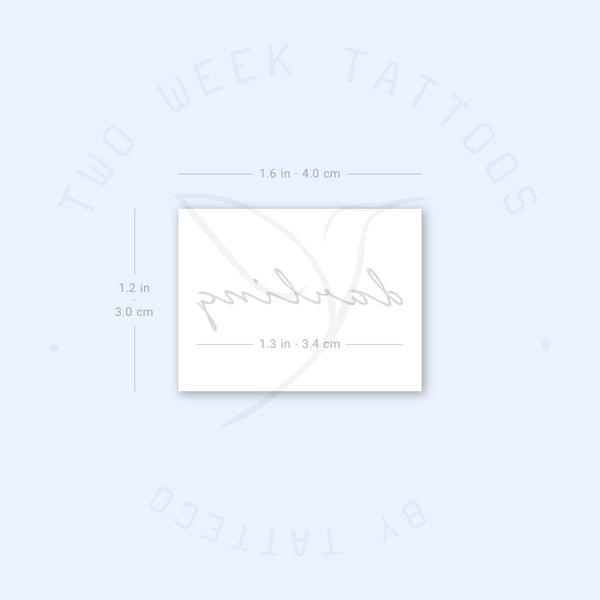 Darling Semi-Permanent Tattoo - Set of 2