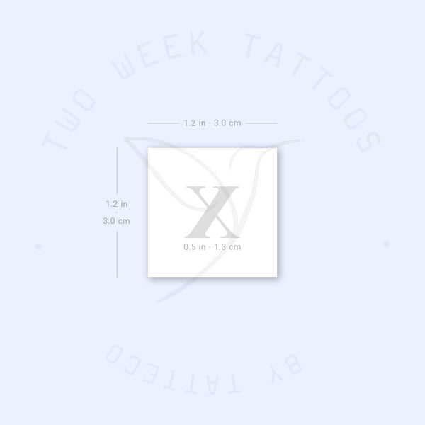 X Madonna Semi-Permanent Tattoo - Set of 2