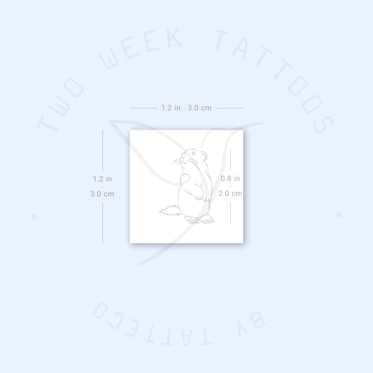 Marmot Semi-Permanent Tattoo - Set of 2