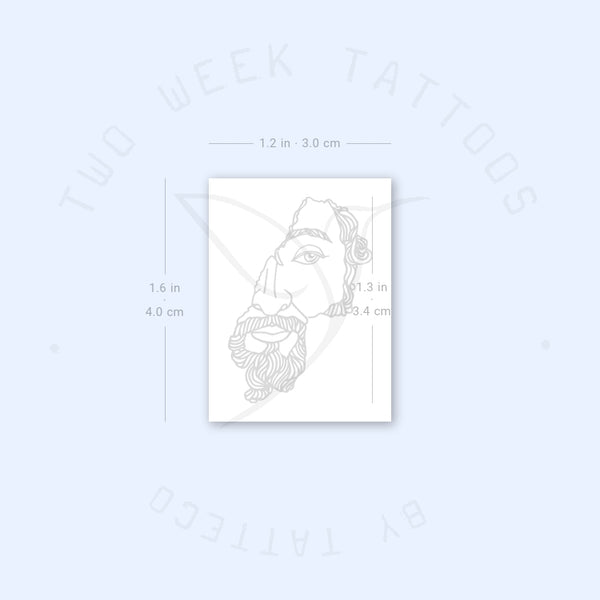 Marcus Aurelius Semi-Permanent Tattoo - Set of 2