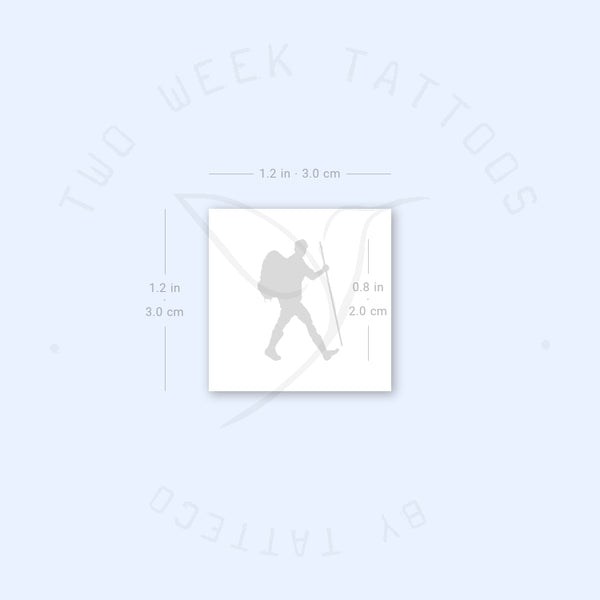 Camino De Santiago Pilgrim Semi-Permanent Tattoo - Set of 2