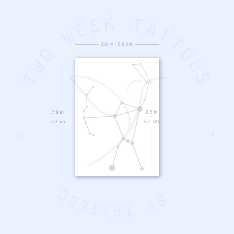 Orion Constellation Semi-Permanent Tattoo - Set of 2