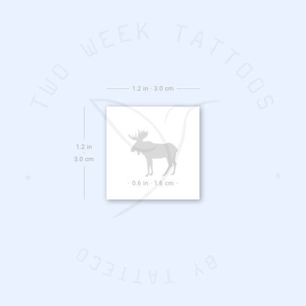 Moose Semi-Permanent Tattoo - Set of 2