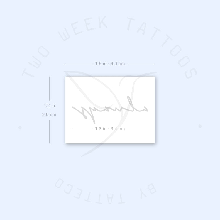 Always Semi-Permanent Tattoo - Set of 2