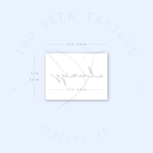 Always Semi-Permanent Tattoo - Set of 2