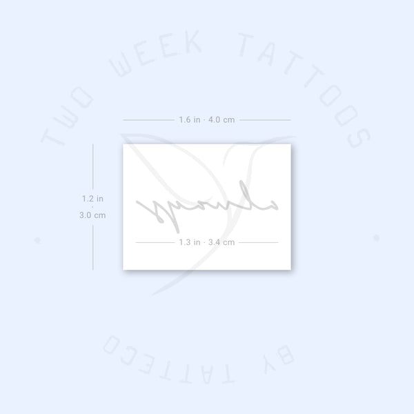 Always Semi-Permanent Tattoo - Set of 2