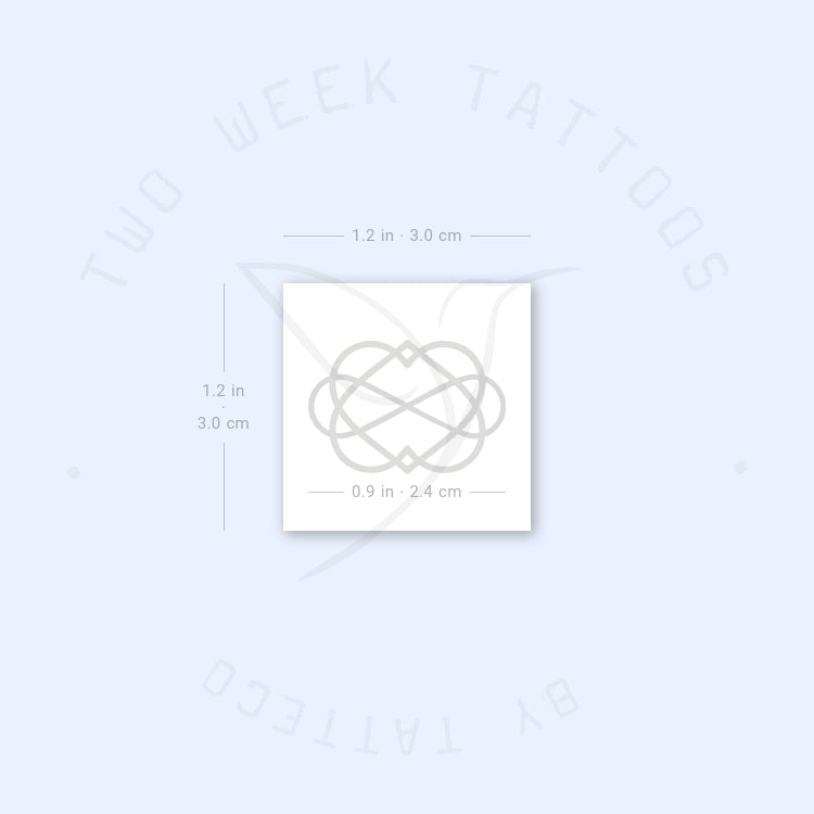 Love Knot Semi-Permanent Tattoo - Set of 2