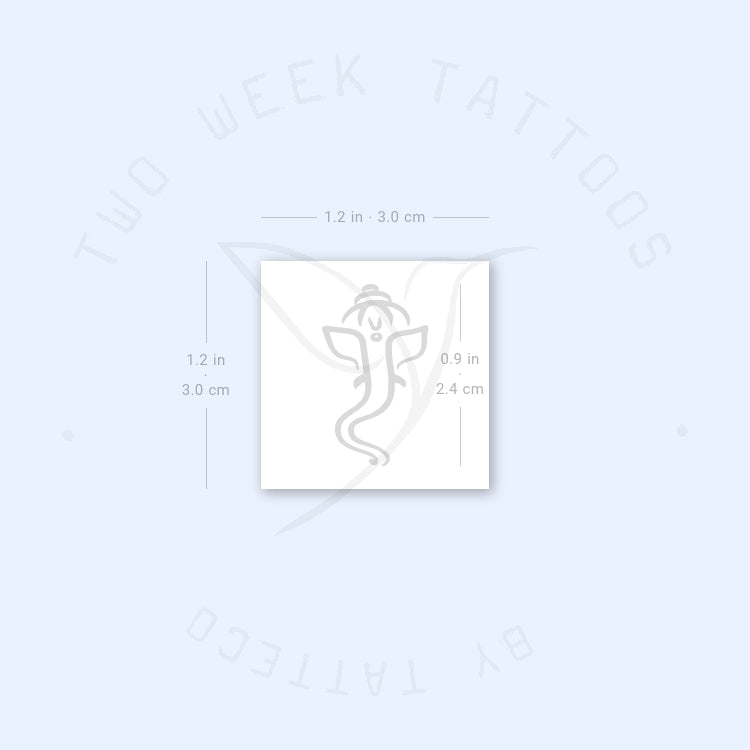 Ganesha Semi-Permanent Tattoo - Set of 2