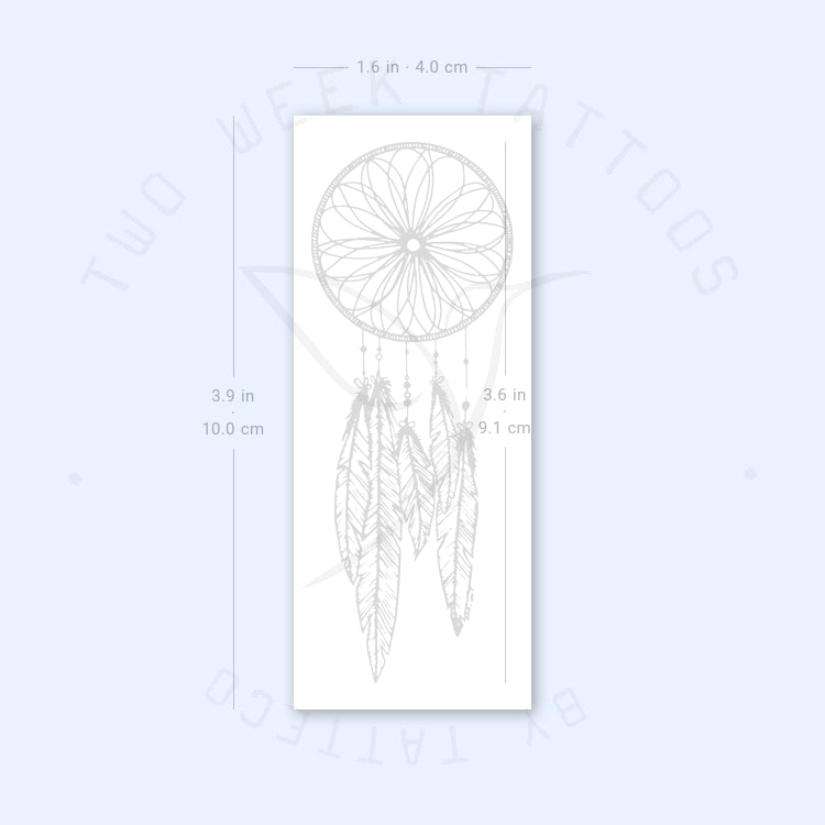 Dreamcatcher Semi-Permanent Tattoo - Set of 2