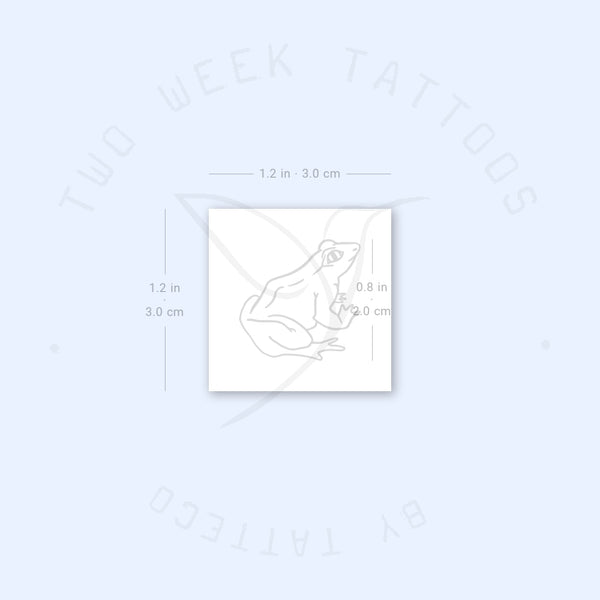 Frog Semi-Permanent Tattoo - Set of 2