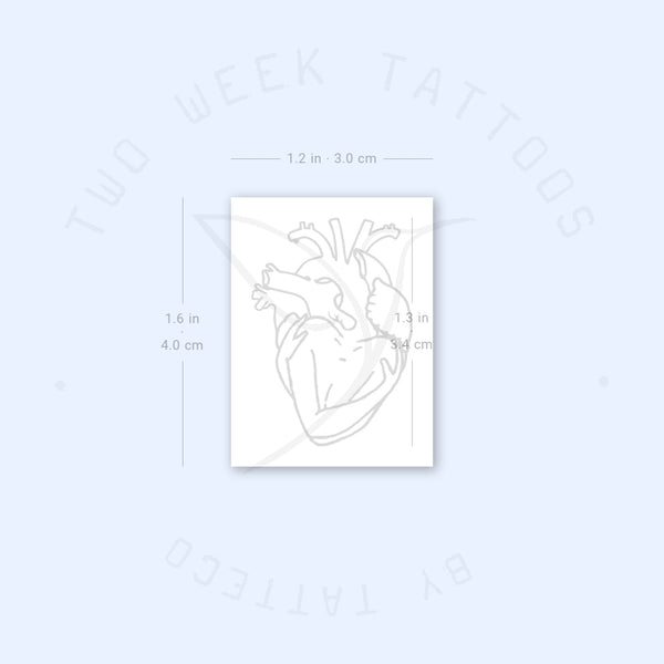Heart Hug Semi-Permanent Tattoo - Set of 2