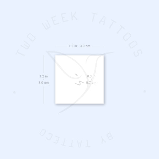 I Handwritten Semi-Permanent Tattoo - Set of 2