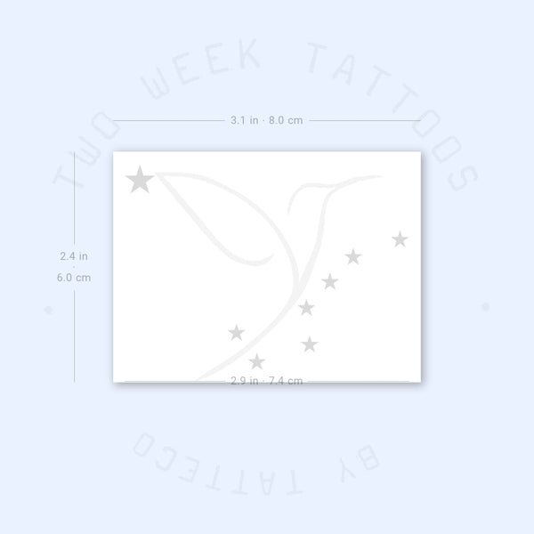 Flag Of Alaska Semi-Permanent Tattoo - Set of 2