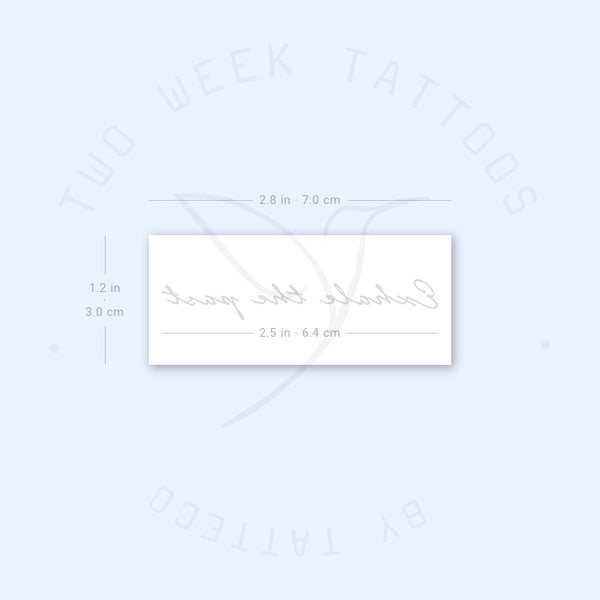 Exhale The Past Semi-Permanent Tattoo - Set of 2
