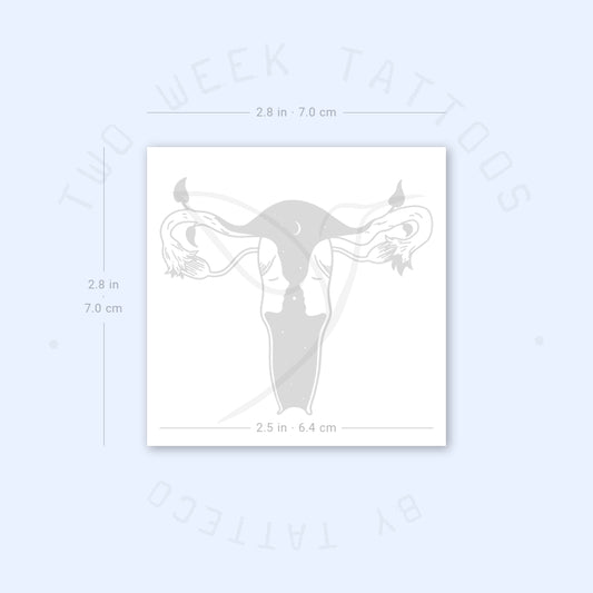 Small Moon Child Semi-Permanent Tattoo - Set of 2