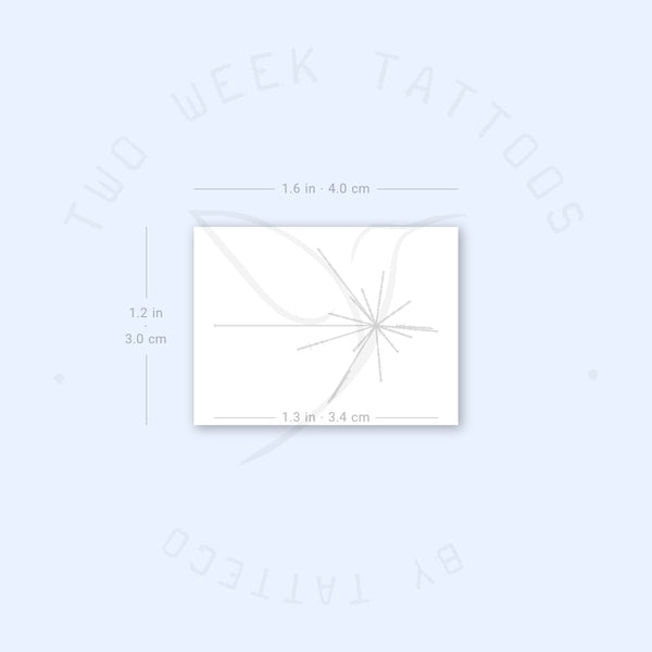 Small Pulsar Map Semi-Permanent Tattoo - Set of 2