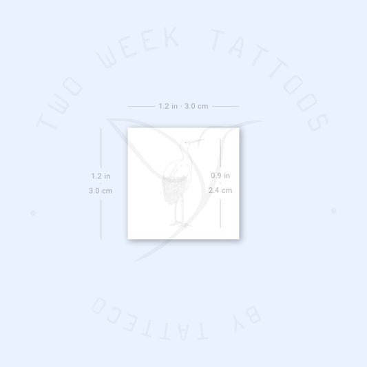Stork Semi-Permanent Tattoo - Set of 2