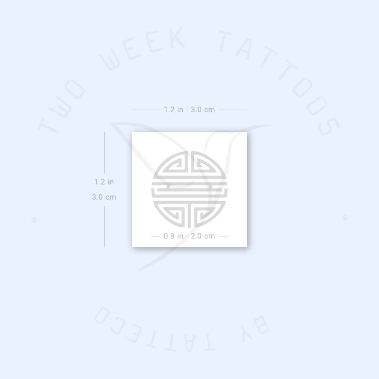 Shou Semi-Permanent Tattoo - Set of 2