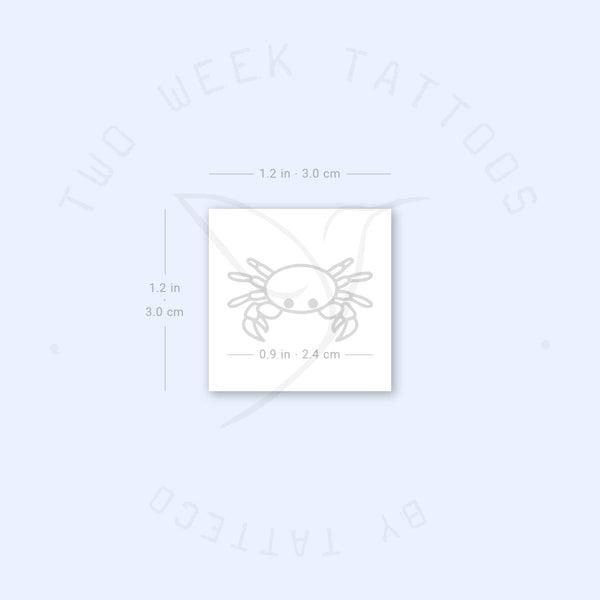 Little Crab Semi-Permanent Tattoo - Set of 2