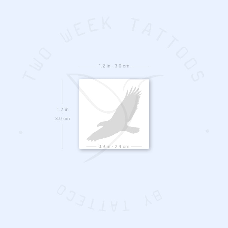 Tatuaje semipermanente de águila - Juego de 2