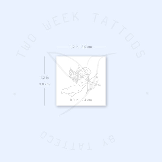 Tatuaje semipermanente de querubín - Juego de 2