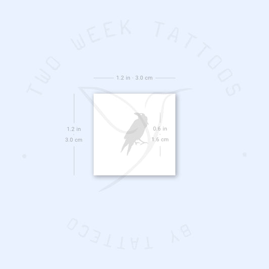 Crow Semi-Permanent Tattoo - Set of 2