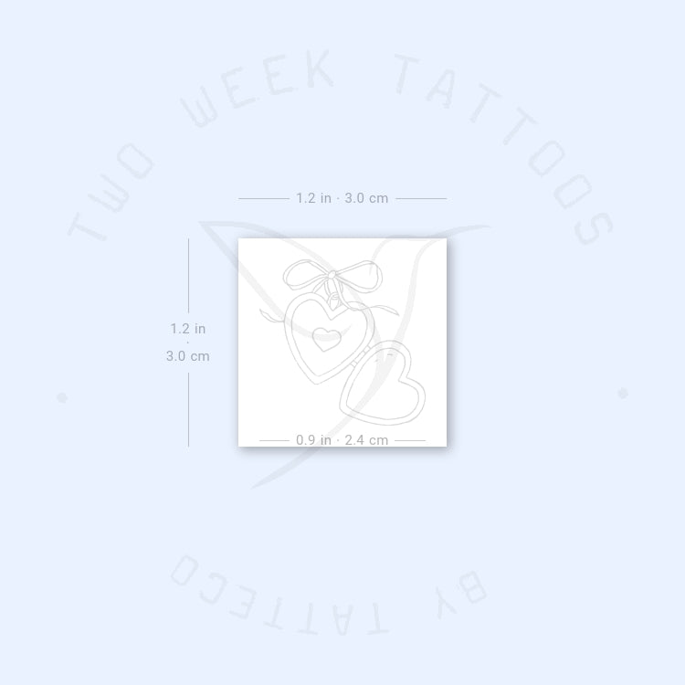 Little Pendant Semi-Permanent Tattoo - Set of 2