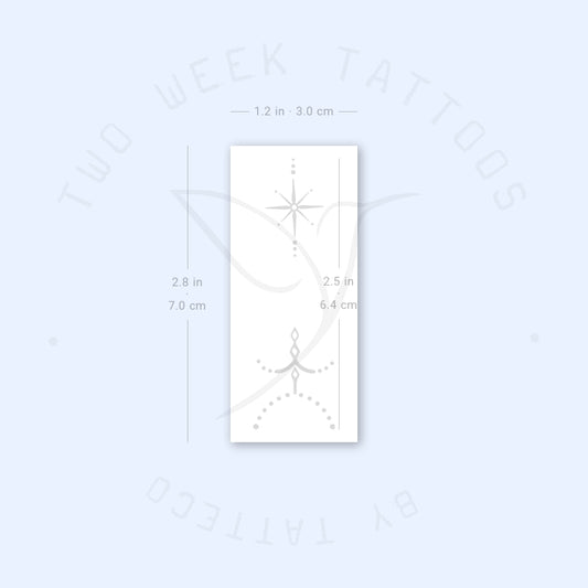 Index Finger Semi-Permanent Tattoo - Set of 2