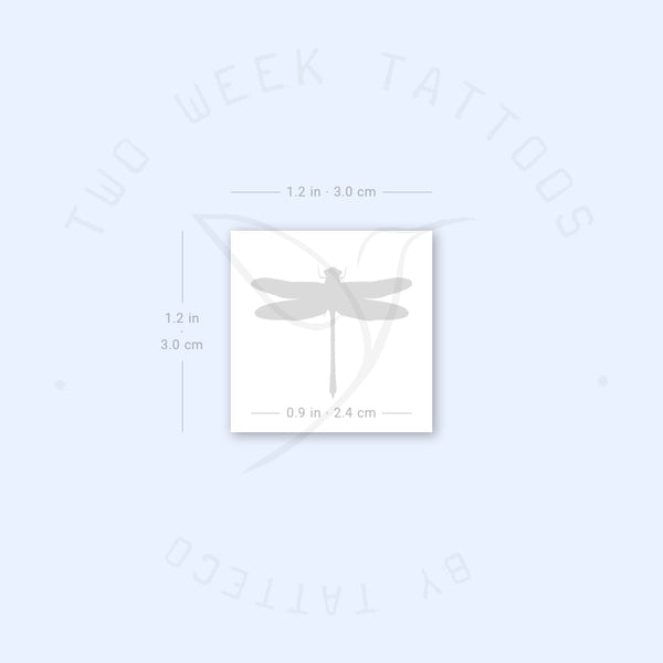 Small Dragonfly Semi-Permanent Tattoo - Set of 2