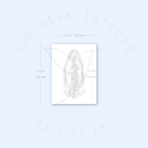 Our Lady Of Guadalupe Semi-Permanent Tattoo - Set of 2