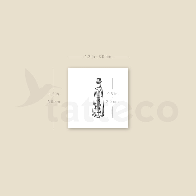 Olive Oil Temporary Tattoo - Set of 3