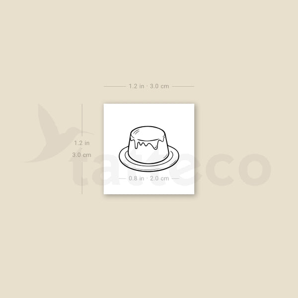 Creme Caramel Temporary Tattoo - Set of 3