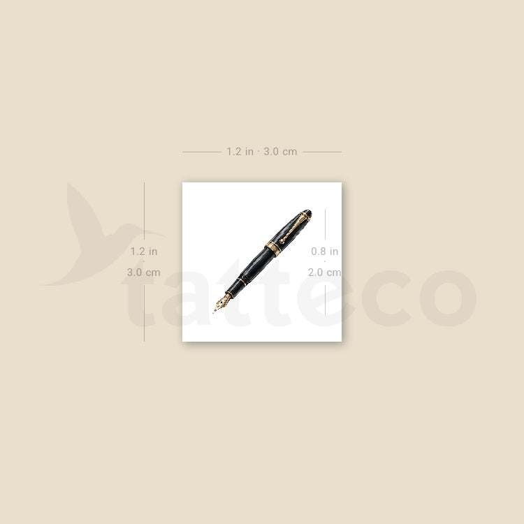 Pen Temporary Tattoo - Set of 3