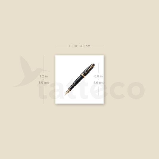 Pen Temporary Tattoo - Set of 3