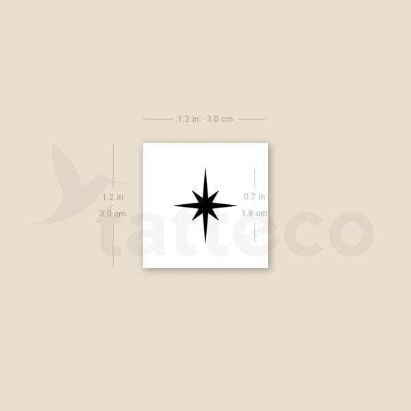 Polaris Temporary Tattoo - Set of 3