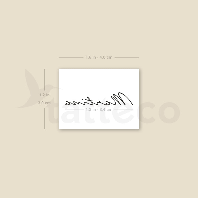 Martina Temporary Tattoo - Set of 3