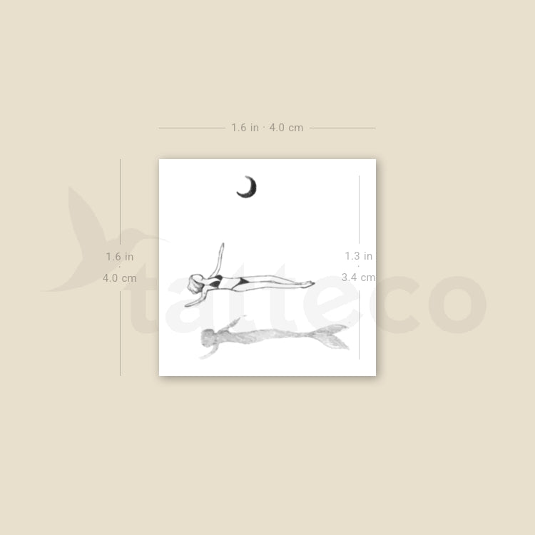 Mermaid Soul By Stefano Mazza Temporary Tattoo - Set of 3